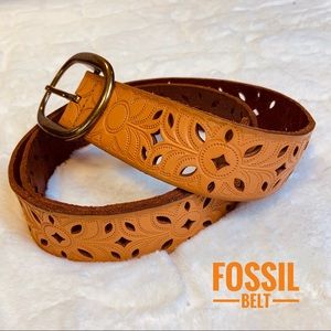 Fossil | Leather Cut Out Belt